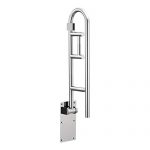 Moen R8962FD Home Care 30-Inch Flip-Up Bathroom Grab Bar with Toilet Paper Holder, Stainless