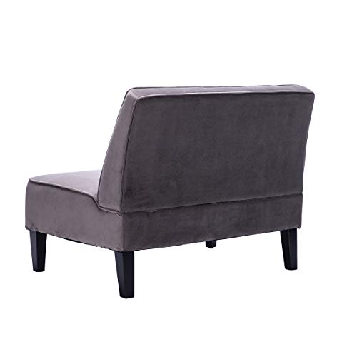 ANNJOE Button Tufted Loveseat Settee Upholstered Sofa Backrest Buckle ANNJOE Button Tufted Loveseat Settee Upholstered Sofa Backrest Buckle Couch Banquette Bench for Dining Room Living Room Bedroom Funiture(Gray 2).