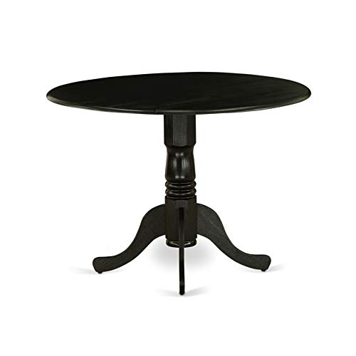 East West Furniture Dublin Table-Black Table Top Surface Launch Date: 2019-07-26T00:00:01Z