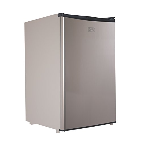 BLACK+DECKER BCRK43V Compact Refrigerator Energy Star Single Door Mini Fridge with Freezer, 4.3 Cubic Ft, VCM