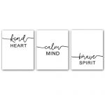 Motivational Words Typography Artwork Quotes and Saying Art Prints，Set of 3 Art posters（8" x10" ）Canvas Inspire Success Phrases Inspirational Print For Office Classroom Shareable Wall Art Decor
