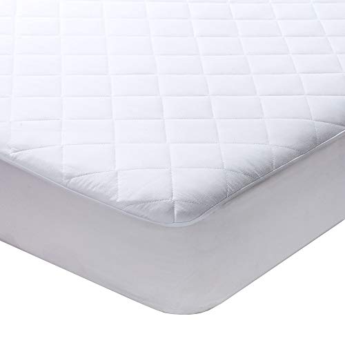 Milddreams Full Mattress Pad Cover Protector - Bed Pad Size (54x75 inches + 16" Deep Pocket) - Quilted Fitted Sheet Hypoallergenic Protection