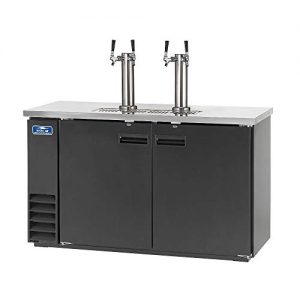 Arctic Air ADD60R-2 61-Inch Double-Tap Direct Draw Draft Beer Cooler/Dispenser/Kegerator, Black, 115v