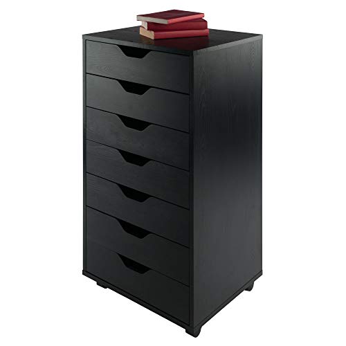 Winsome Halifax Storage/Organization 7 drawer Black Guarantee: 60 days alternative elements from winsome.