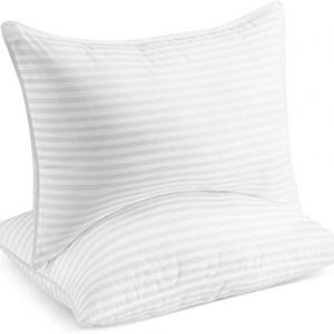 Beckham Hotel Collection Gel Pillow (2-Pack) - Luxury Plush Gel Pillow - Dust Mite Resistant & Hypoallergenic - Queen
