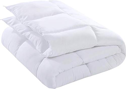 Utopia Bedding Comforter Duvet Insert - Quilted Comforter Utopia Bedding Comforter Quilt Insert - Quilted Comforter with Nook Tabs - Field Stitched Down Various Comforter (Queen, White).
