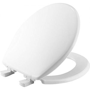 CHURCH 720SLEC 000 Toilet Seat will Slow Close and Removes Easy for Cleaning, ROUND, Plastic, White