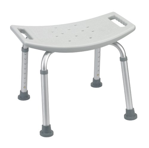 Drive Medical Bath Bench Without Back, Gray
