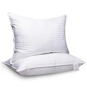 Adoric Pillows for Sleeping, 2 Pack Premium Hotel Bed Pillows，Breathable Gel-Fiber Down Alternative Cooling Pillow Good for Side and Back Sleeper 20 x 28 White Queen