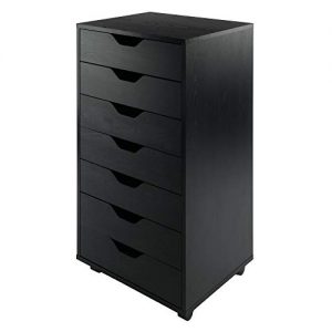 Winsome Halifax Storage/Organization 7 drawer Black