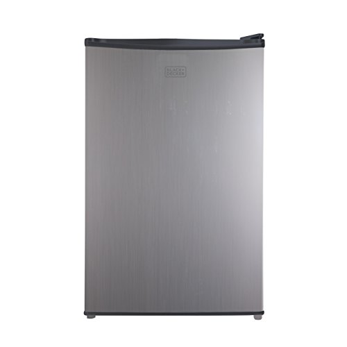 BLACK+DECKER Compact Refrigerator Energy Star, Single Door BLACK+DECKER BCRK43V Compact Fridge Vitality Star Single Door Mini Fridge with Freezer, 4.three Cubic Ft, VCM.