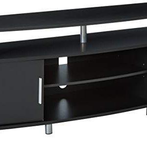 Ameriwood Home Carson TV Stand for TVs up to 50", Black