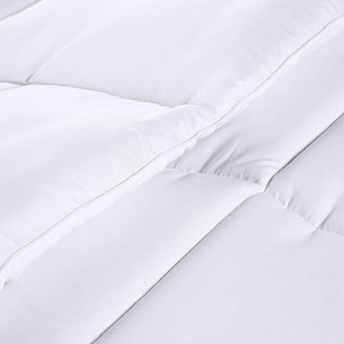 Utopia Bedding Comforter Duvet Insert - Quilted Comforter Utopia Bedding Comforter Quilt Insert - Quilted Comforter with Nook Tabs - Field Stitched Down Various Comforter (Queen, White).