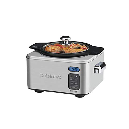 Cuisinart 4 QT Programmable Stainless Steel Kitchen Slow Cooker Guarantee: 90 days restricted guarantee