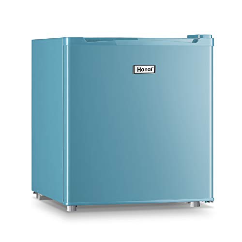 WANAI Compact Refrigerator 1.7 Cubic Ft Classic Retro Refrigerator Single Door Mini Fridge Suitable for Dorm Garage and Office