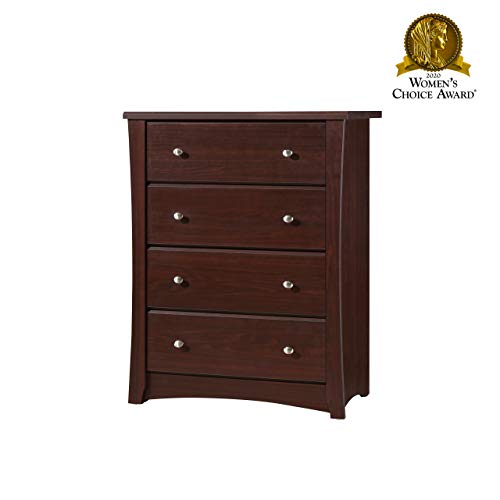 Storkcraft Crescent 4 Drawer Chest, Espresso Kids Bedroom Dresser Storkcraft Crescent Four Drawer Chest, Espresso Youngsters Bed room Dresser with Four Drawers, Wooden &amp; Composite Development, Ideally suited for Nursery, Toddlers Room, Youngsters Room.