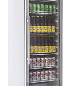 EdgeStar VBR640 14 Cu. Ft. Built-In Commercial Beverage Merchandiser - White and Stainless Steel
