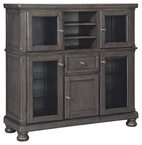 Signature Design By Ashley - Audberry Dining Room Server - Traditional Style - Dark Gray
