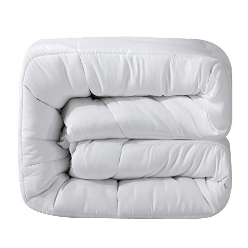 Oubonun All Season Queen Comforter Summer Cool Oubonun All Season Queen Comforter Summer time Cool Smooth Quilted Down Different Cover Insert with Nook Tabs,Luxurious Fluffy Reversible Resort Assortment (White, Queen).