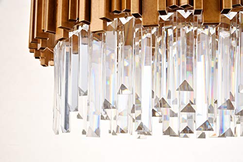 A1A9 Modern Round Crystal Chandelier Lights Luxury Pendant A1A9 Trendy Spherical Crystal Chandelier Lights Luxurious Pendant Ceiling Gentle Modern Raindrop Chandeliers Lighting Fixture for Eating Dwelling Room Kitchen Island Bed room Lobby Hallway (Vintage Gold).
