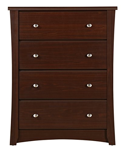 Storkcraft Crescent 4 Drawer Chest, Espresso Kids Bedroom Dresser Storkcraft Crescent Four Drawer Chest, Espresso Youngsters Bed room Dresser with Four Drawers, Wooden &amp; Composite Development, Ideally suited for Nursery, Toddlers Room, Youngsters Room.