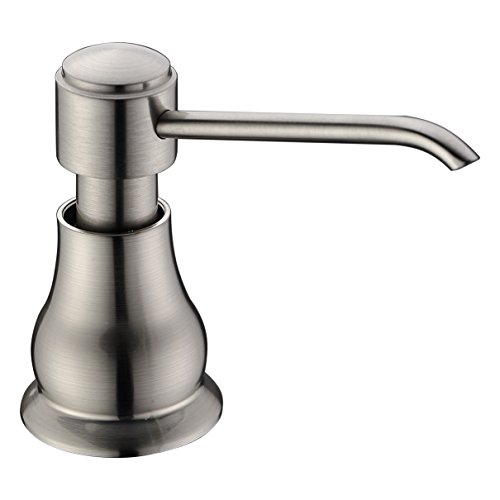 Soap Dispenser,Brass Pump Head Soap Dispenser Brushed Nickel Delle Rosa Kitchen Sink Soap Dispenser Soap or Lotion Pump Dispenser