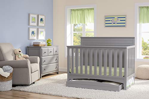 Delta Children Fancy 4-in-1 Convertible Baby Crib, Grey Launch Date: 2015-09-08T00:00:01Z