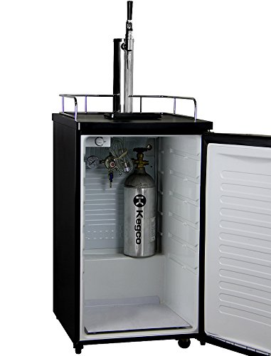 Kegco Guinness Dispensing Kegerator with Black Cabinet and Stainless Steel Door Kegco MPK199SS-G Guinness Meting out Kegerator with Black Cupboard and Stainless Metal Door.
