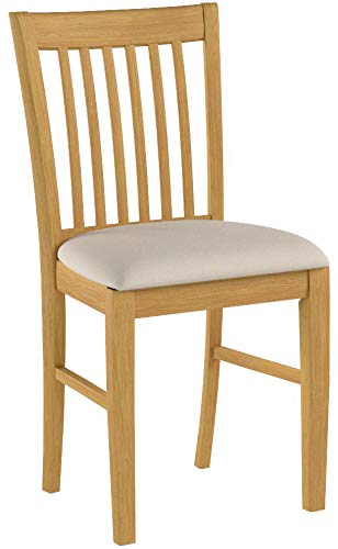 East West Furniture NFC-OAK-C Norfolk Mid-Century Dining Chairs Package deal Dimensions: 18.zero x 17.zero x 36.zero inches