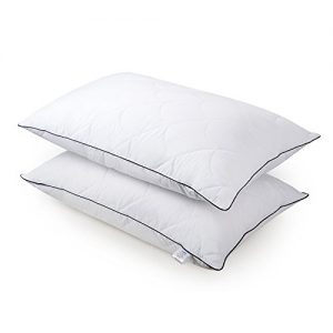 Sable Pillows for Sleeping, 2 Pack Hotel Collection Bed Pillow with FDA Registered Luxury Down Alternative, Adjustable Soft Relief for Neck Pain, Good for Side and Back Sleeper, King Size 36×20 inch
