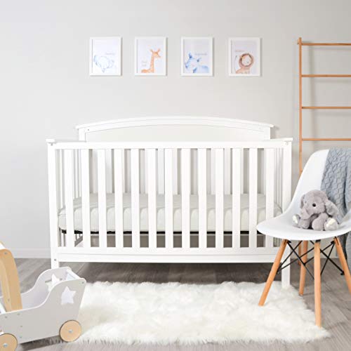 Milliard Crib Mattress, Flip Technology, Firm Side for Baby and Soft Side Milliard Crib Mattress, Flip Know-how, Agency Facet for Child and Tender Facet for Toddler - 100% Cotton Cowl.