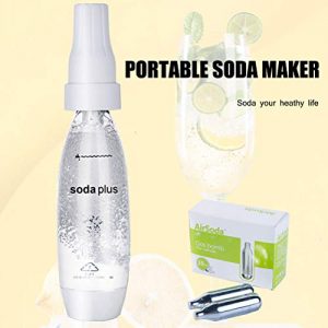 Portable Soda Maker Kit, Homemade Sparkling Water Maker Beverages Machine with 10 Bottle
