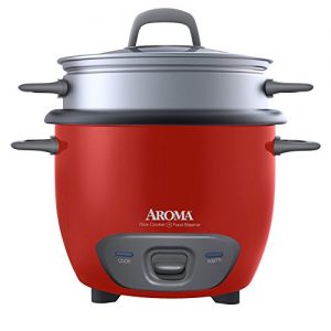 Aroma Housewares 14-Cup (Cooked) (7-Cup UNCOOKED) Pot Style Rice Cooker and Food Steamer (ARC-747-1NGR) (Renewed)