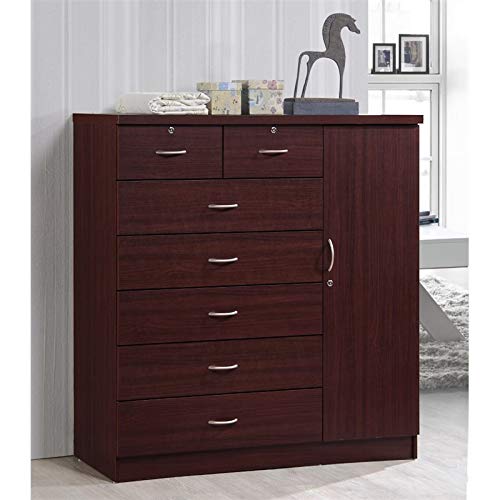 Pemberly Row 7 Drawer Chest in Mahogany Model: Pemberly Row