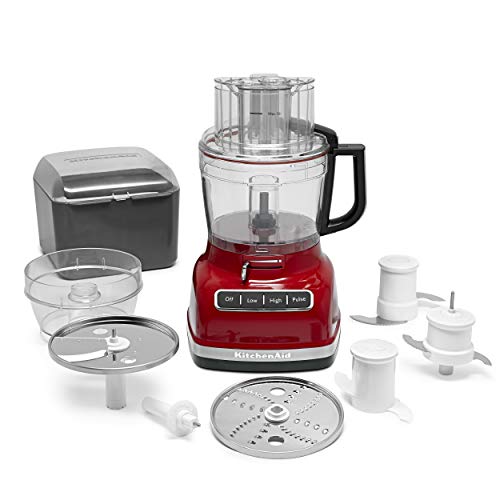 KitchenAid 11-Cup Food Processor with Exact Slice System - Empire Red Guarantee: 1 Yr Trouble Free Alternative Guarantee