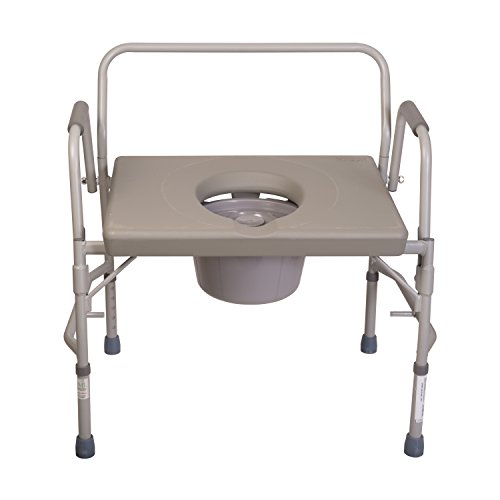 Duro-Med Commode Chair, Heavy-Duty Steel Commode Toilet Chair Duro-Med Commode Chair, Heavy-Duty Steel Commode Toilet Chair, Toilet Safety Frame.