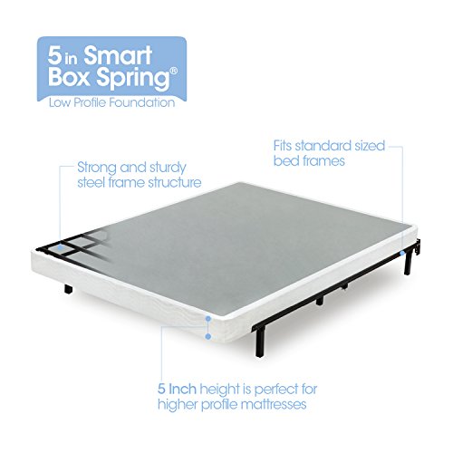 Zinus 5 Inch Low Profile Smart Box Spring, Full Zinus 5 Inch Low Profile Sensible Field Spring, Full.