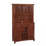 Home Styles Buffet of Buffets Medium Cherry Wood with Hutch, Cherry Finish, 41-3/4-Inch