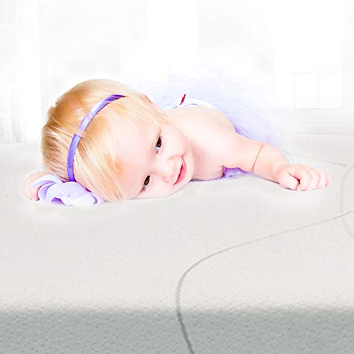 Wonder Dream Baby Crib Mattress and Toddler Mattress Surprise Dream Child Crib Mattress and Toddler Mattress, Natural Cotton, 100% Breathable, Non Poisonous, Water Repellent, Hypoallergenic, No Foam, No VOC's, Made in USA.