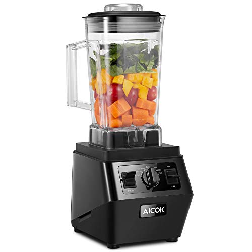 Blender, 35000 RPM High Speed Professional Countertop Blender for Shakes and Smoothies 1400W, Built-in 6 Auto-Programs & Pulse, Self-Cleaning, 70 Oz Dishwasher Tritan Jar BPA-Free, Aicok