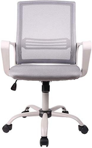 Smugdesk Office Chair, Mid-Back Breathable Mesh Office Desk Computer Desk Chair with Lumbar Support