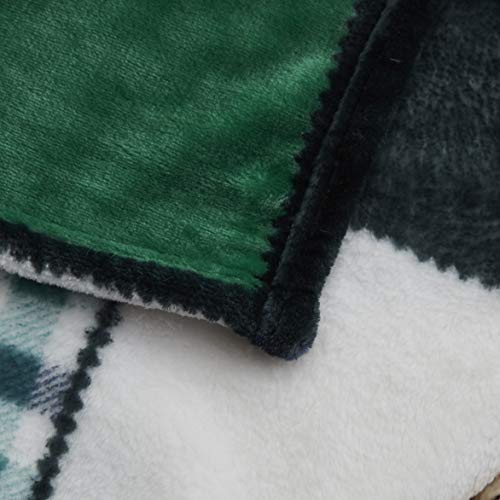 Tache Forest Green Farmhouse Super Soft Micro Fleece Plaid Tache Forest Inexperienced Farmhouse Tremendous Delicate Micro Fleece Plaid Patchwork Plush Light-weight Twin-Sided Ornamental Sofa, Couch, Journey, Lap, Mattress Throw Blanket, 50x60.