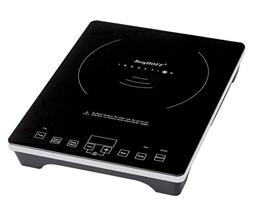 BergHOFF New Model 1800 Watt Portable Touch Screen Induction Cooktop Stove, Single Countertop Burner