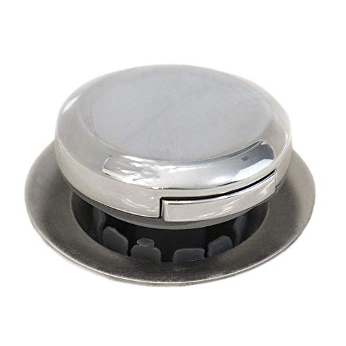 Drain Buddy Deluxe No Installation Clog Preventing Bathroom Sink Drain Buddy Deluxe No Installation Clog Preventing Bathroom Sink Stopper/Strainer with Hair Catcher | Fits 1.25” Bathroom Sink Drains | Oil Rubbed Bronze Finished Metal Cap with 1 Replacement Basket.