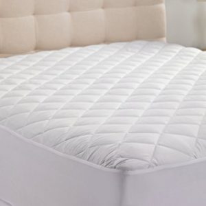 Hypoallergenic Quilted Stretch-to-Fit Mattress Pad by Hanna Kay, 10 Year Warranty-Clyne Collection (King)