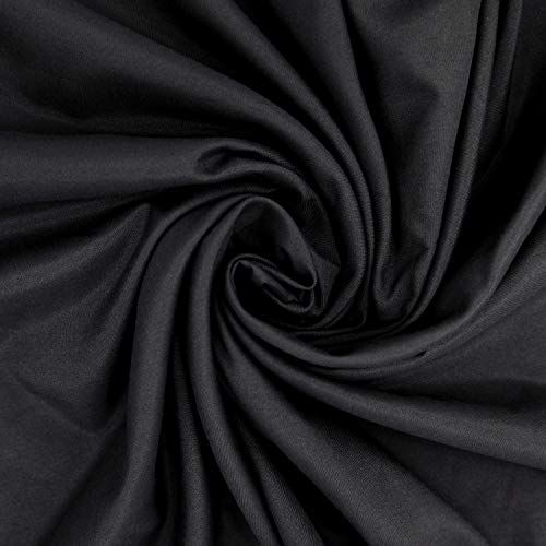 MARQUESS Polyester Blended Quilted Bed Skirt, Sagging Sense Enhanced MARQUESS Polyester Blended Quilted Mattress Skirt, Sagging Sense Enhanced，Anti-Wrinkle, Fade Resistant Mud Ruffle with Traditional 14" Size Drop, for Bed room (Black, Queen).