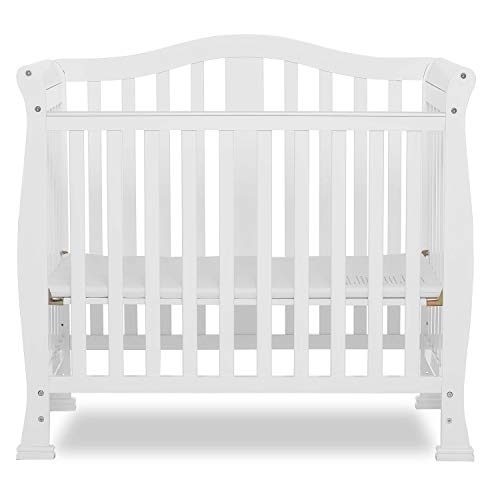 Dream On Me Addison 4 in 1 Convertible Mini Crib, White