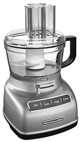 KitchenAid 7-Cup Food Processor with Exact Slice System KitchenAid KFP0722CU 7-Cup Meals Processor with Actual Slice System - Contour Silver.