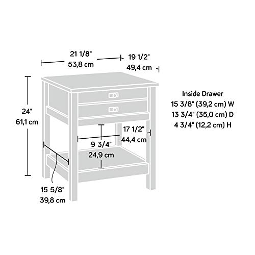 Sauder Cottage Road Night Stand, Soft White Finish Launch Date: 2019-11-14T00:00:01Z