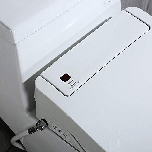 Woodbridge White Luxury, Elongated One Piece Advanced Bidet Woodbridge White Luxurious, Elongated One Piece Superior Bidet, Good Rest room Seat with Temperature Managed Wash Capabilities and Air Dryer T-0008.